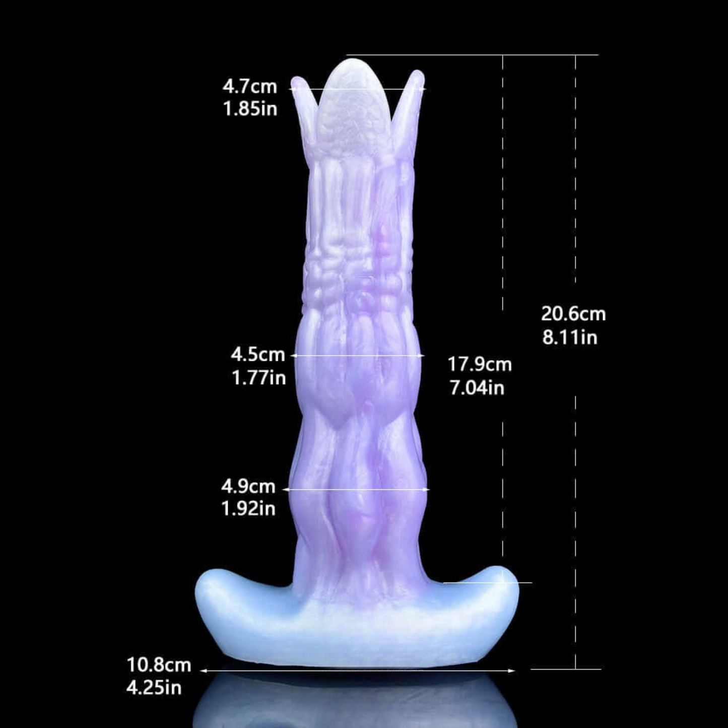 Virex Ovipositor Dildo With Pump