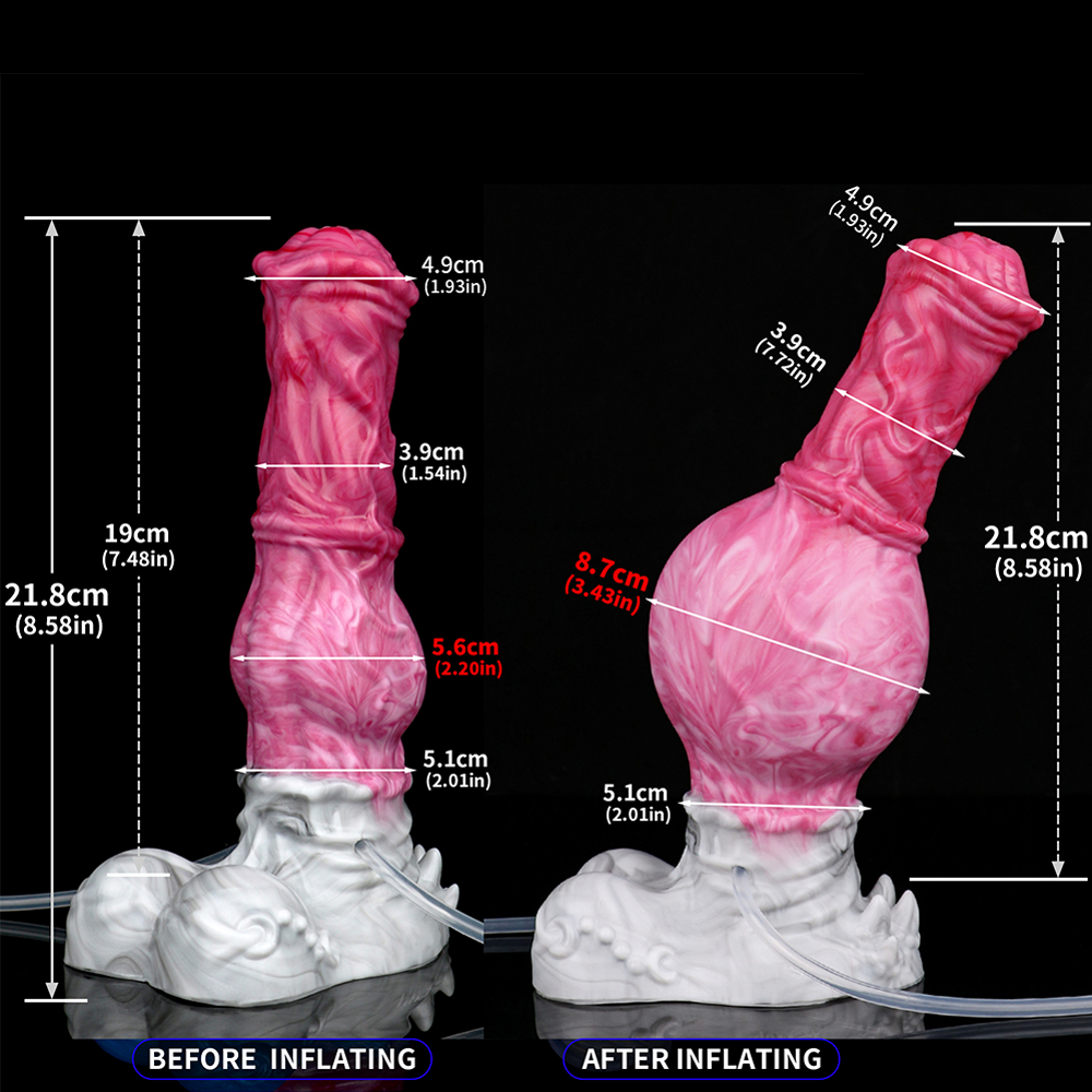 Stormhoof Inflatable Ejaculating Dildo