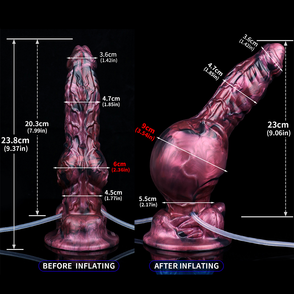 Cosmic Howler Inflatable Ejaculating Dildo