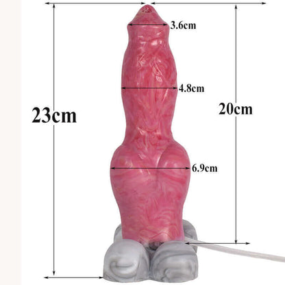 German Shepherd Ejaculating Dildo